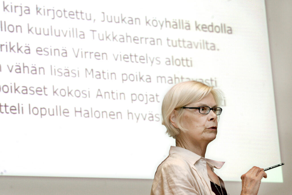 Senni Timonen - Seminaari: Hävyttömät laulut © Soila Puurtinen / Sommelo10